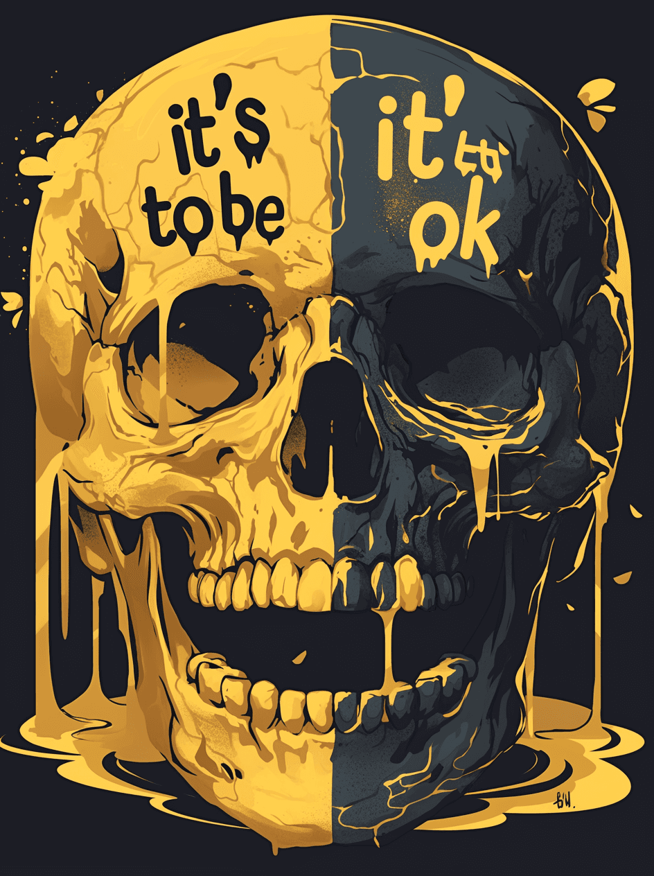 Street Skull Rhythm original repeating artwork