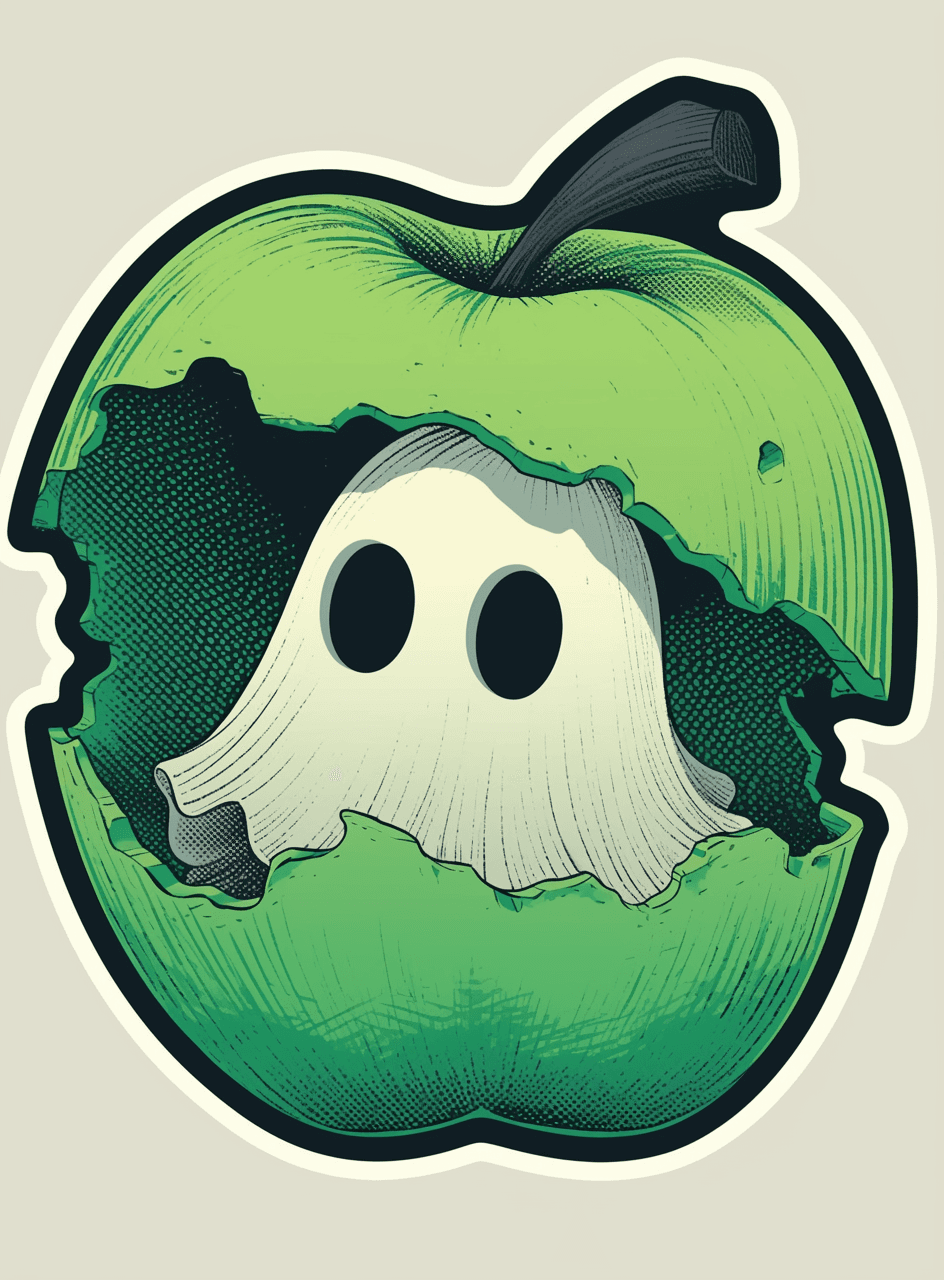 Street Apple Party original repeating artwork