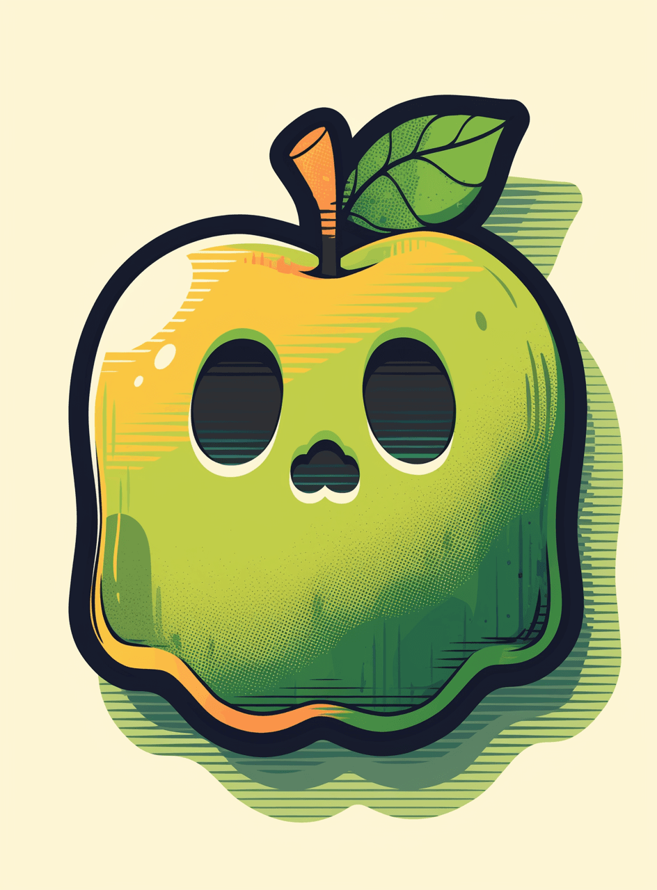 Street Apple Tribe original repeating artwork