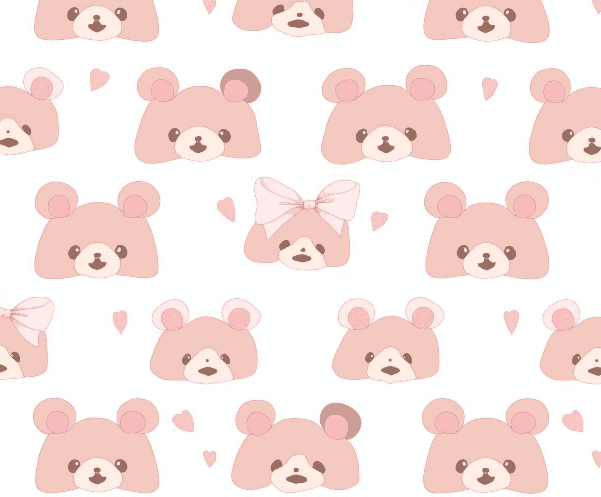 Bear Daybreak original repeating artwork