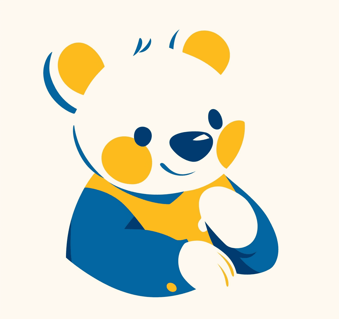 Street Bear Rhythm original repeating artwork