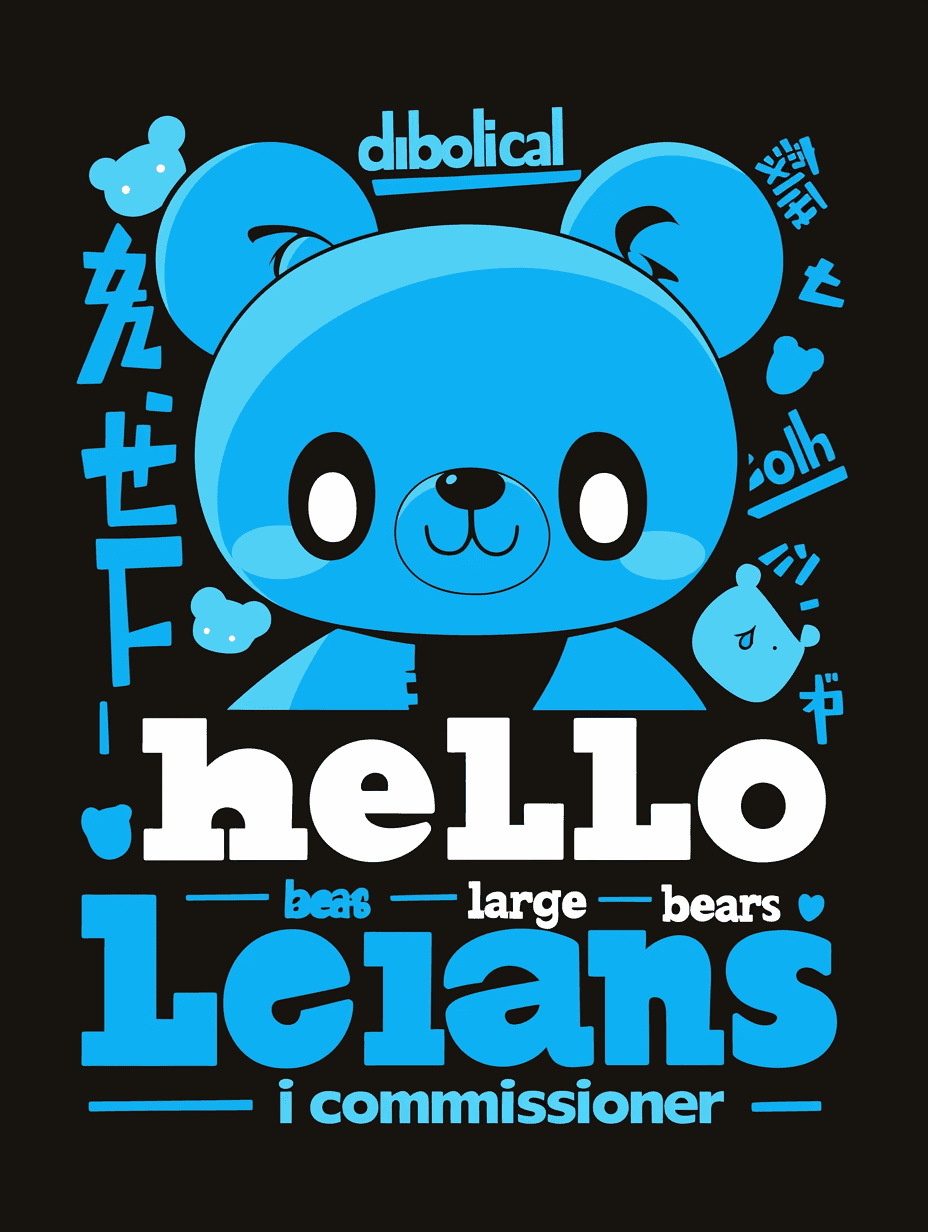 Street Bear Fair original repeating artwork