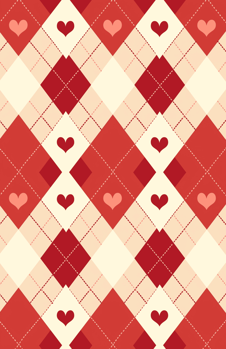 Heart Jam original repeating artwork