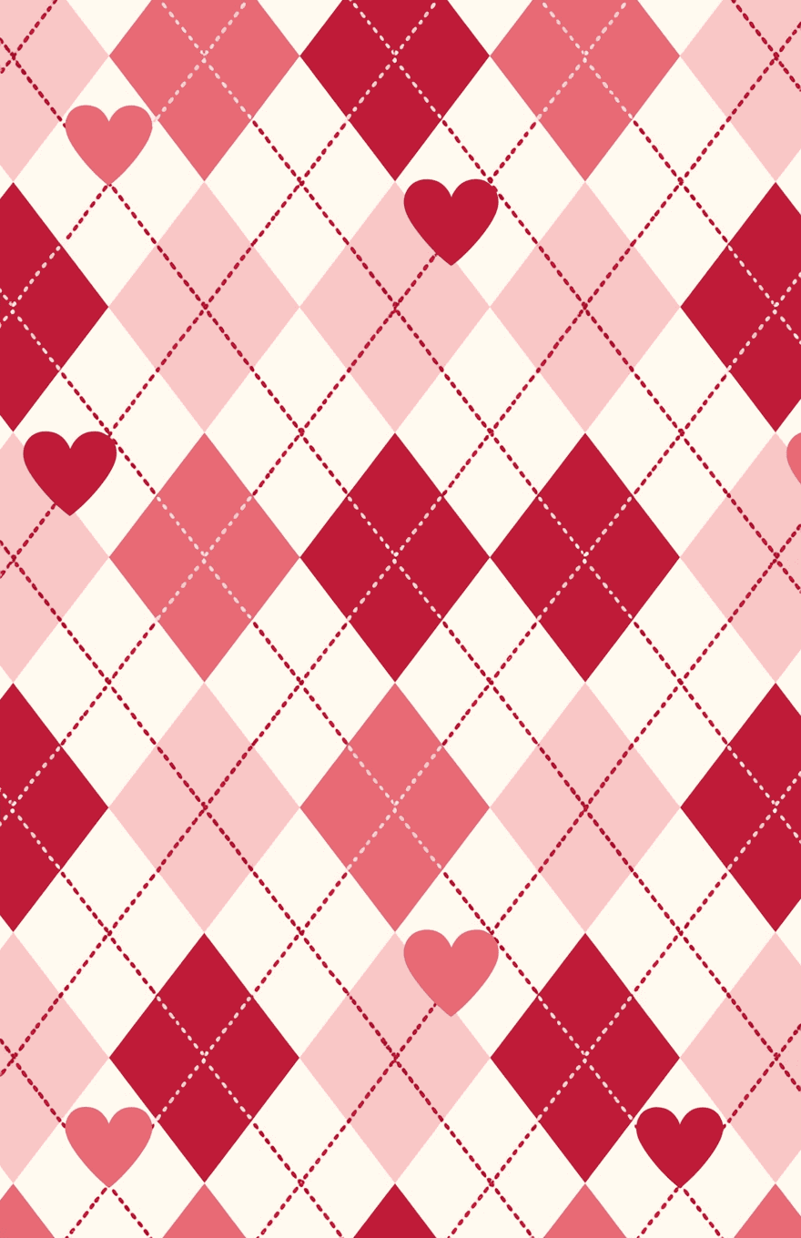 Heart 267 original repeating artwork