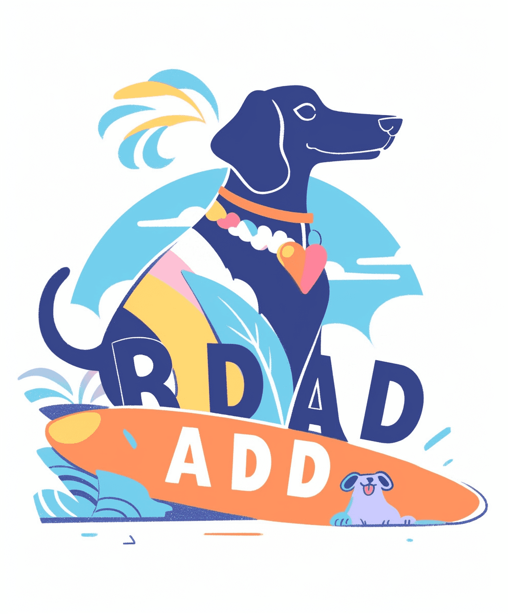 Dog Carnival original repeating artwork
