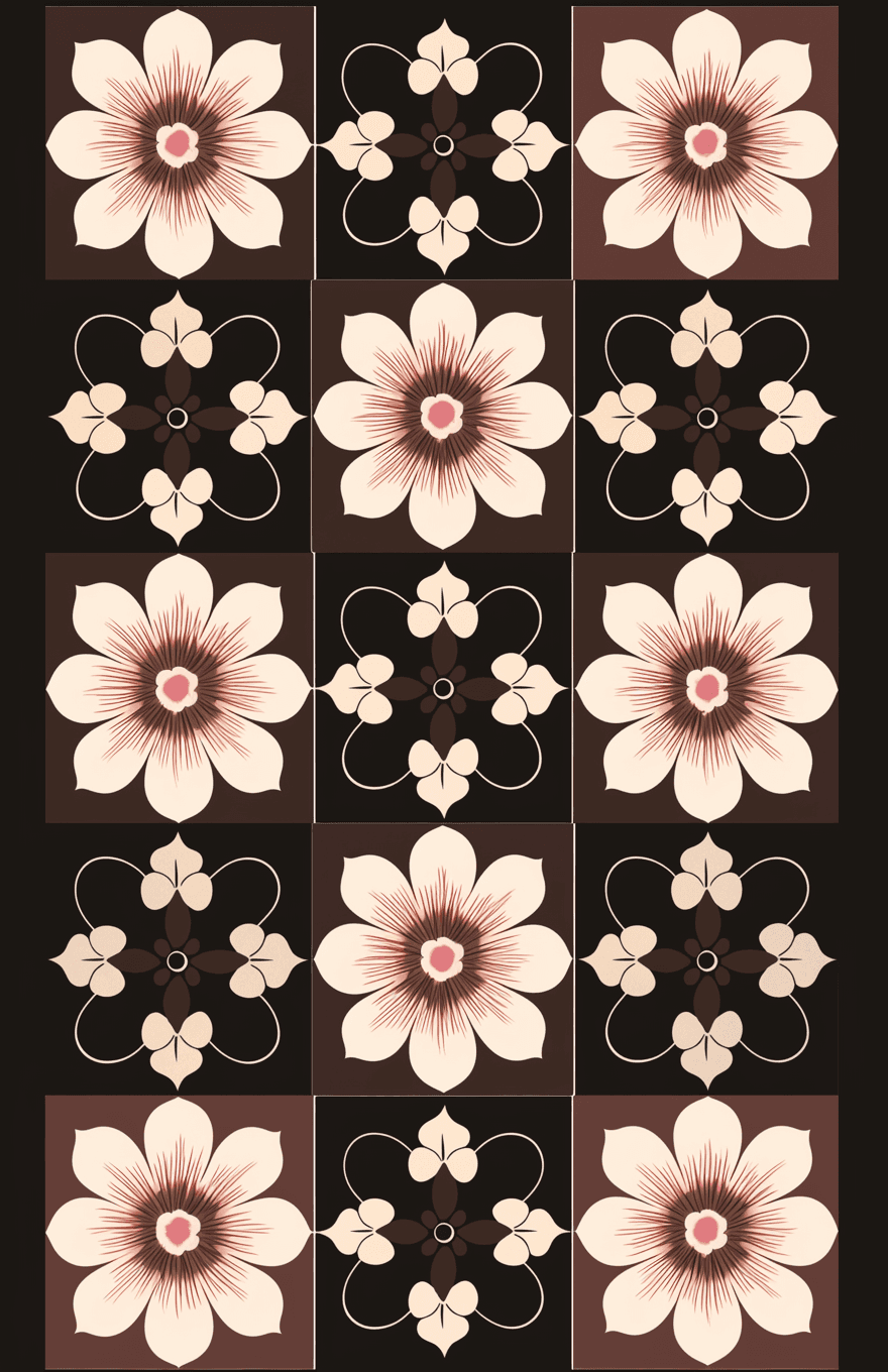 Vintage Squad original repeating artwork