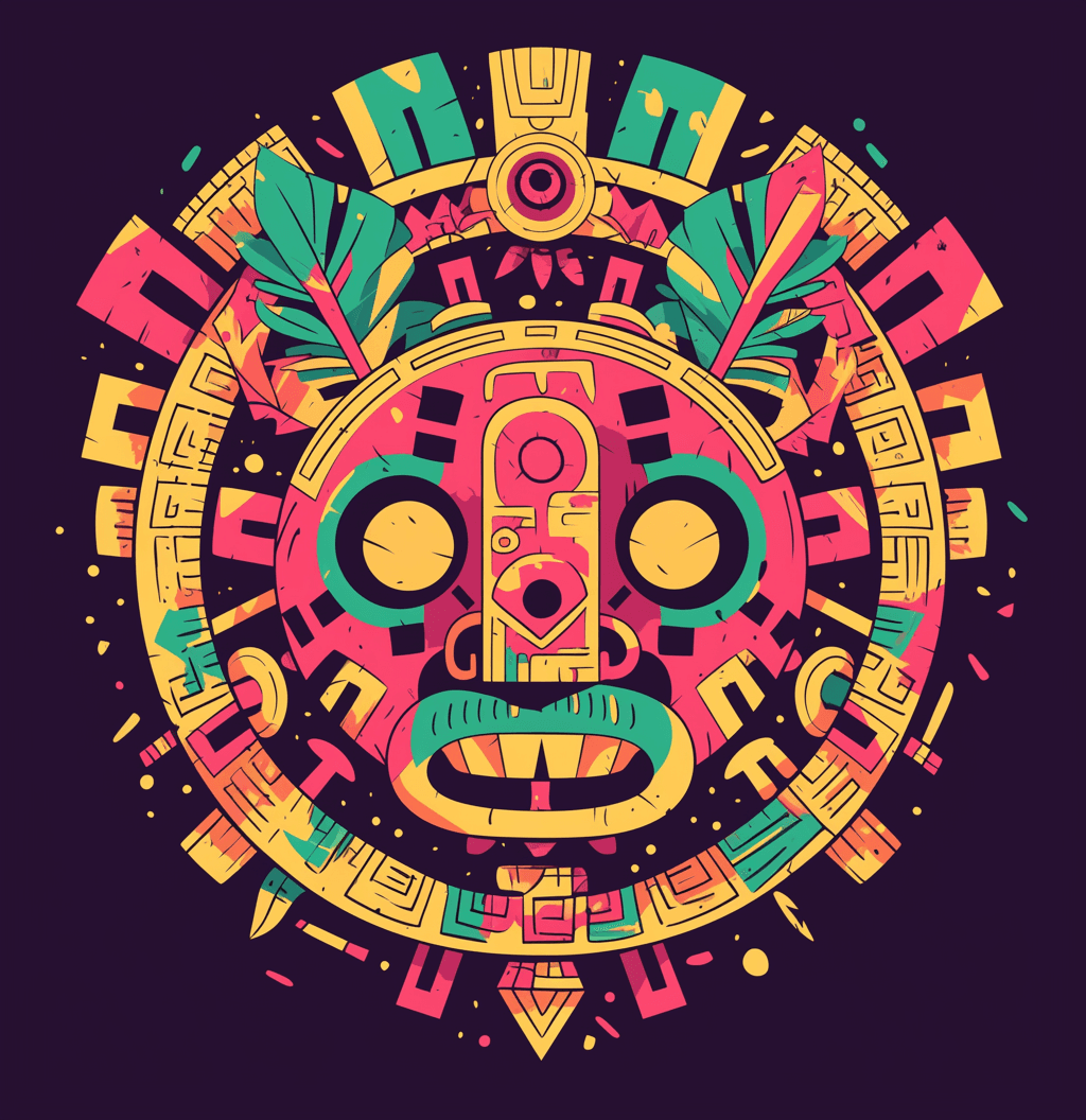 Mask Collective original repeating artwork