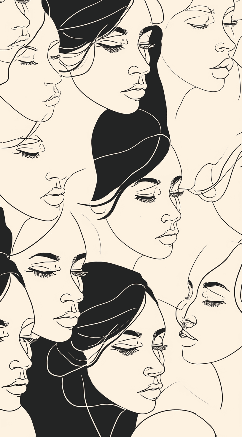 Face Ride original repeating artwork