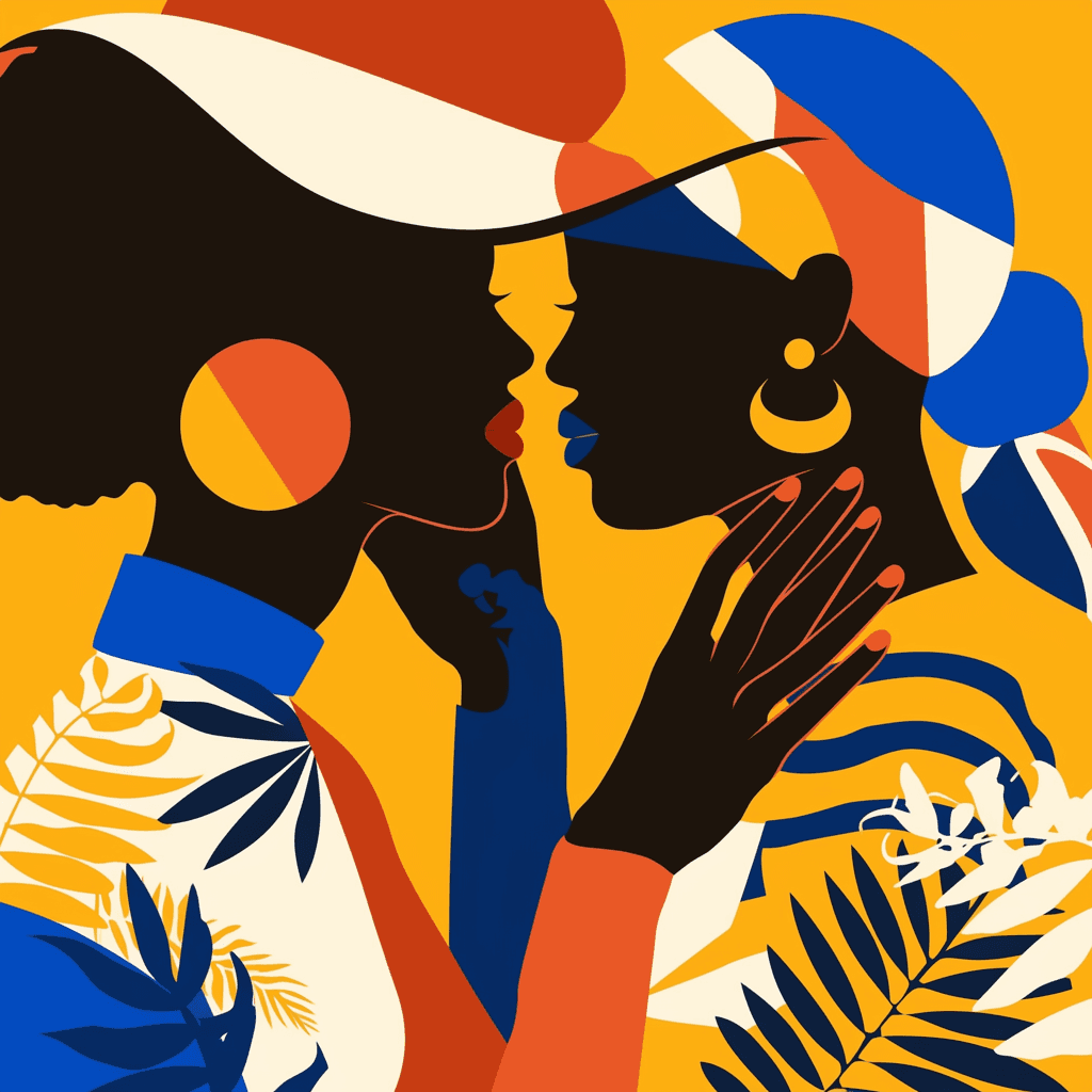 Abstract Woman Collective original repeating artwork