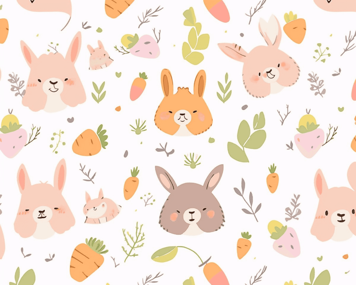 Animals Amber original repeating artwork