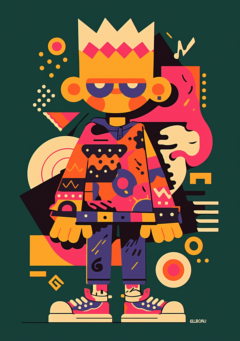 Abstract Design Jam original repeating artwork