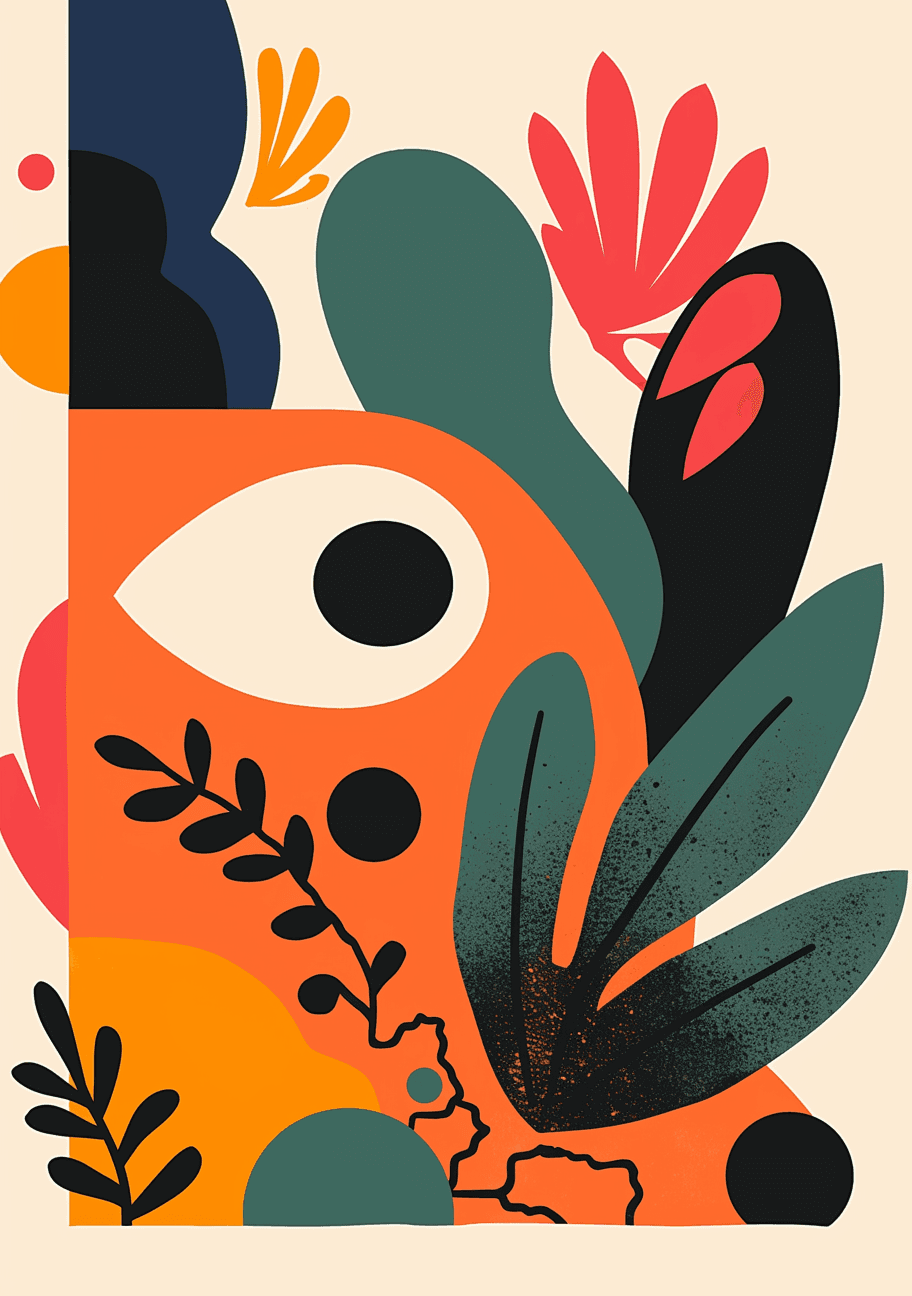 Abstract Design Picnic original repeating artwork
