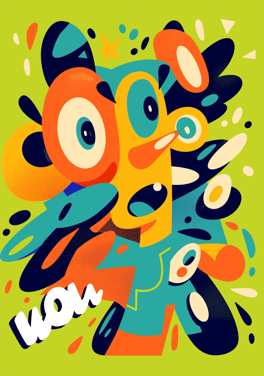 Abstract Design Hue original repeating artwork