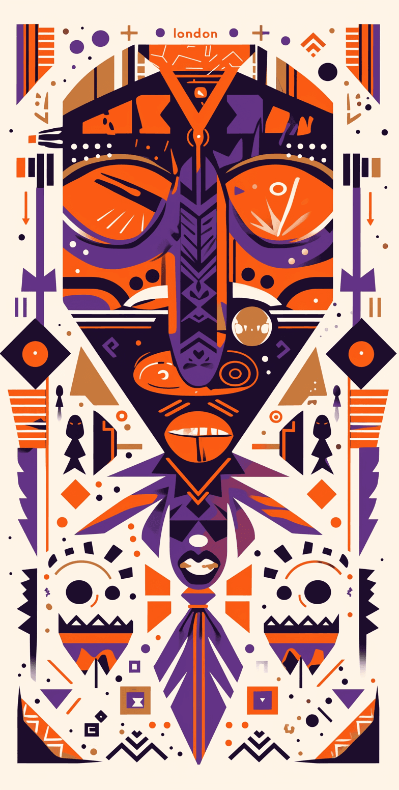 Mask Show original repeating artwork