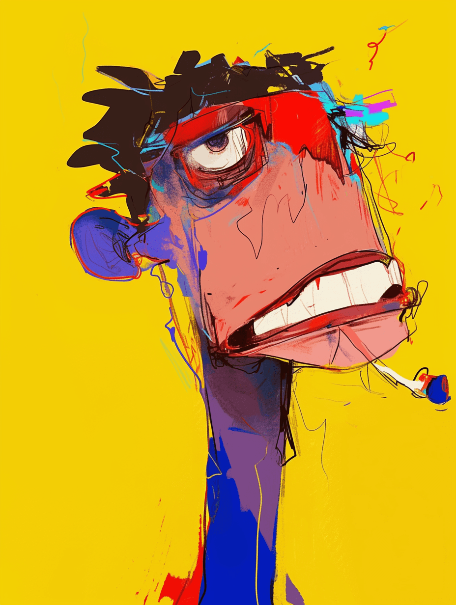 Abstract Figure Crew original repeating artwork