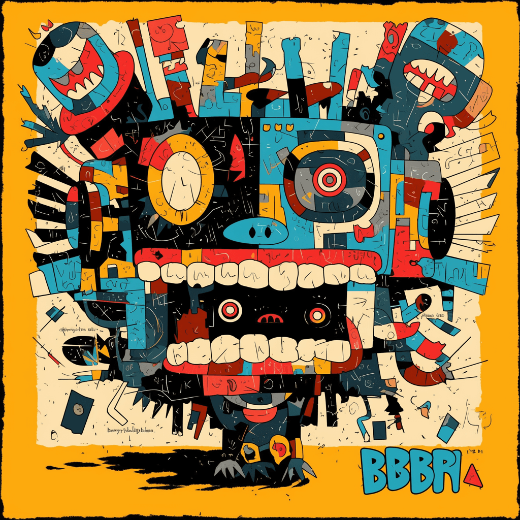 Abstract Design Festival original repeating artwork