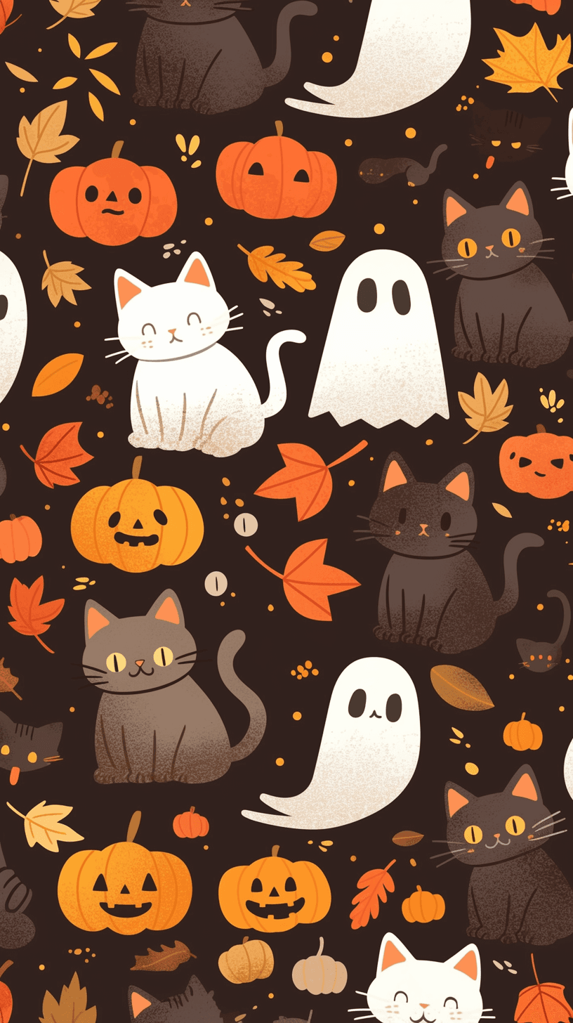 Halloween Ghost 1469 original repeating artwork