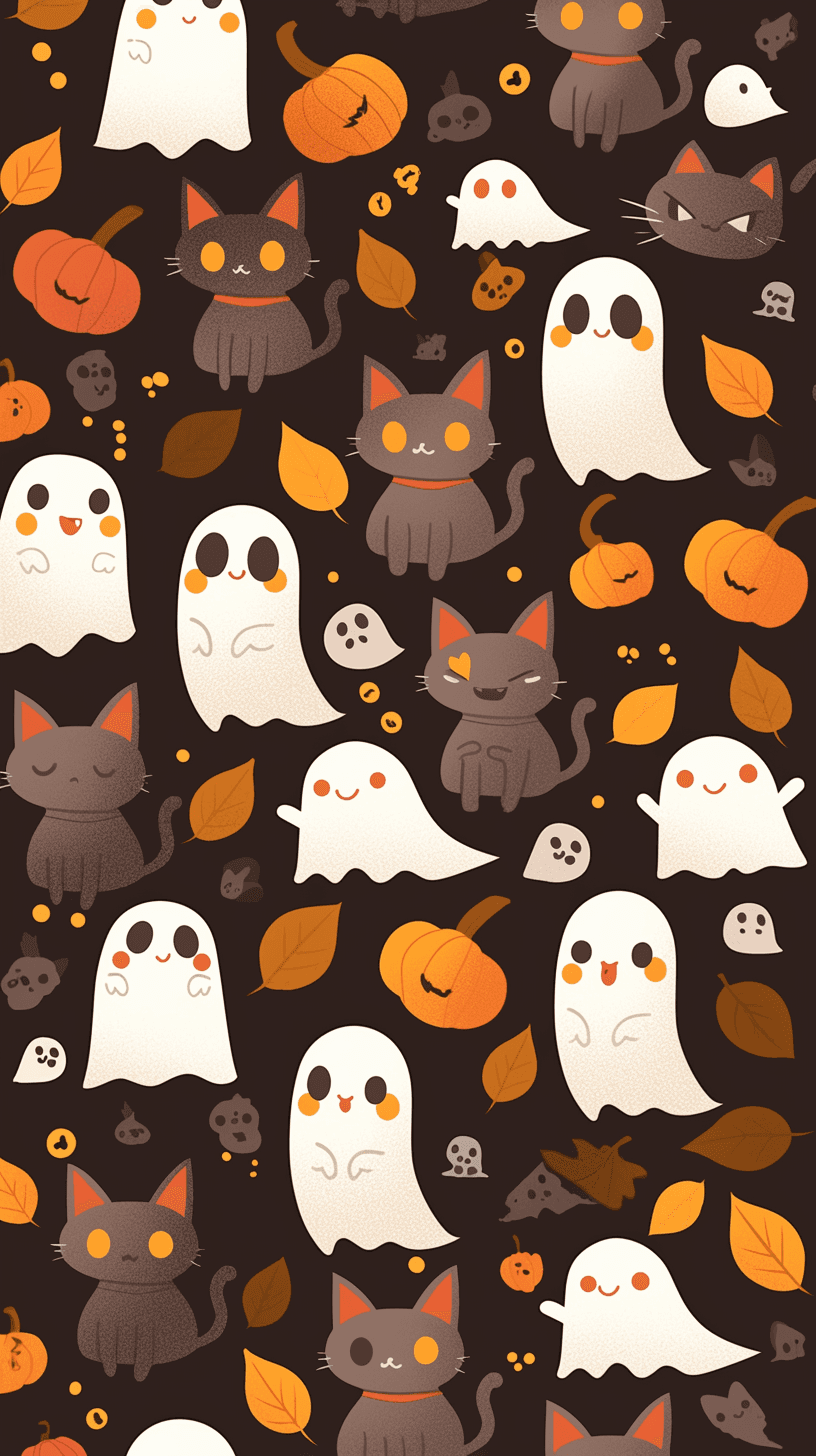 Halloween Ghost 1468 original repeating artwork