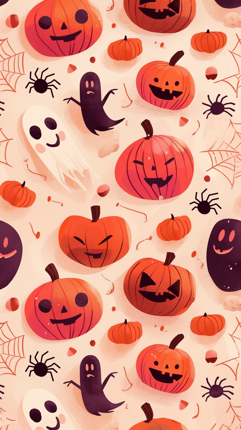 Halloween Ghost 1447 original repeating artwork