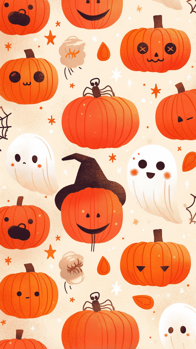 Halloween Ghost 1441 original repeating artwork