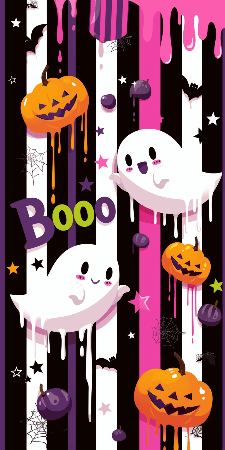 Halloween Ghost 1437 original repeating artwork