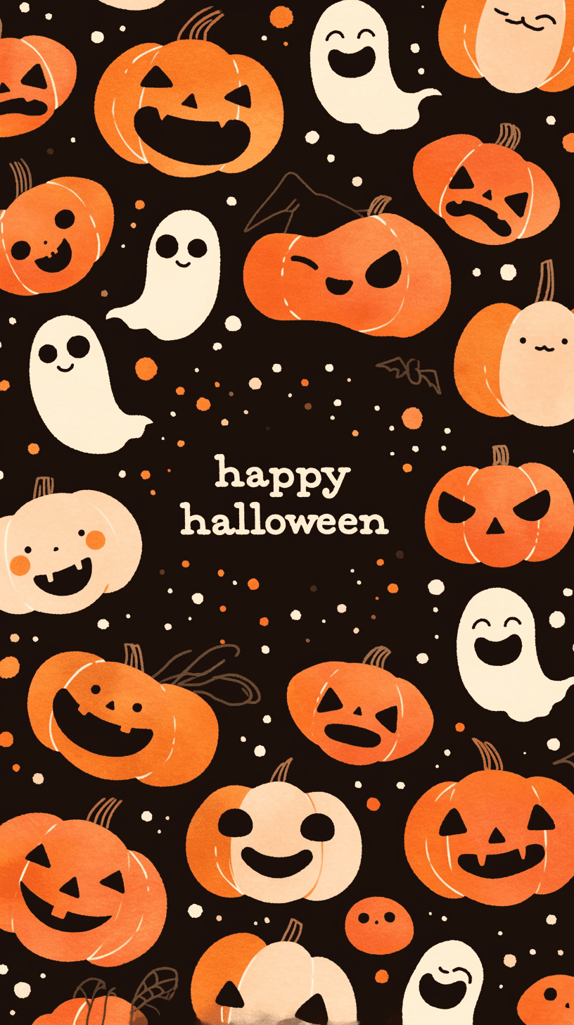 Halloween Ghost 1435 original repeating artwork