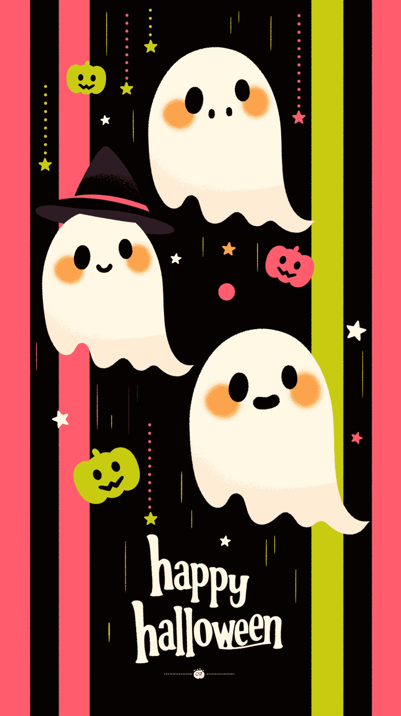Halloween Ghost 1429 original repeating artwork