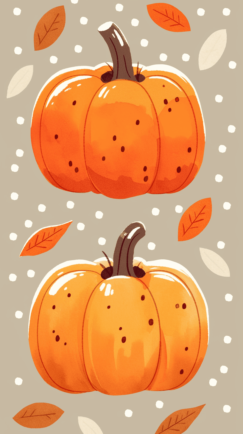 Halloween Pumpkin 418 original repeating artwork