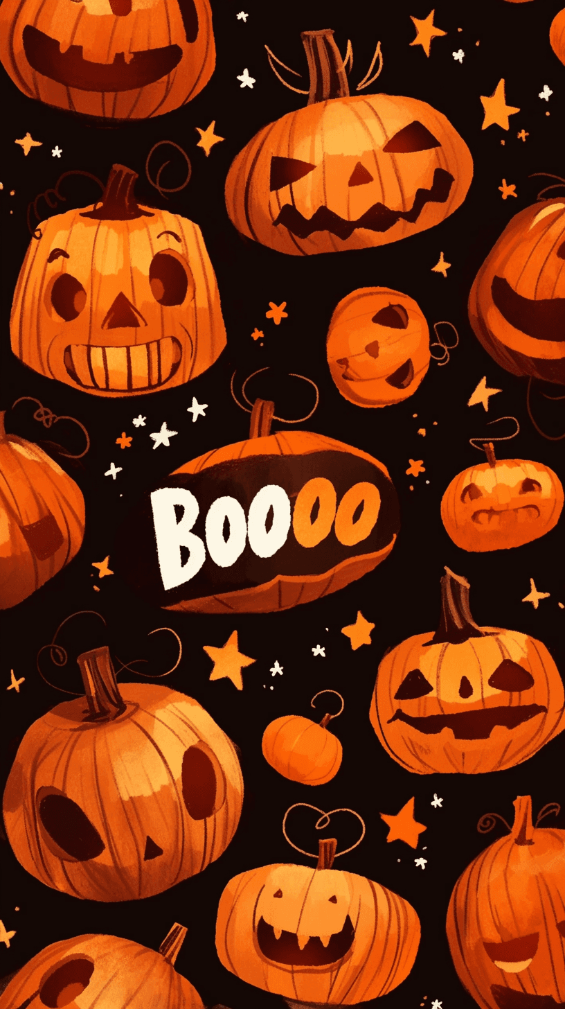 Halloween Pumpkin 415 original repeating artwork