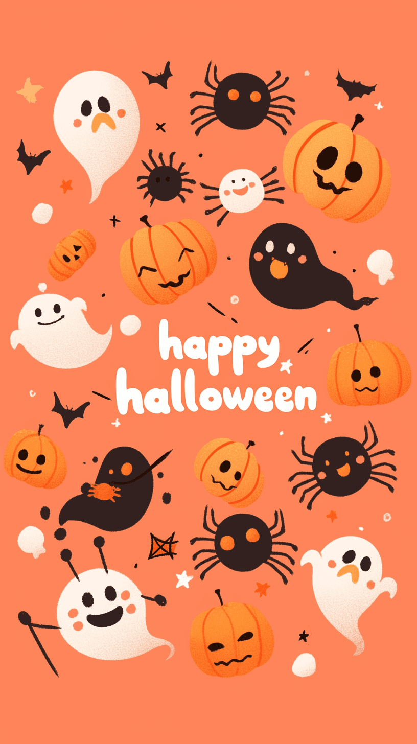 Halloween Ghost 1425 original repeating artwork
