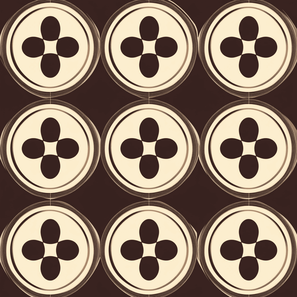 Vintage original repeating artwork