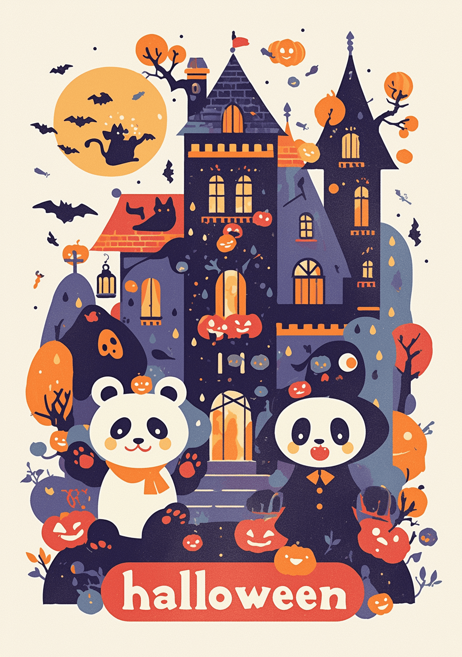 Halloween 009 original repeating artwork