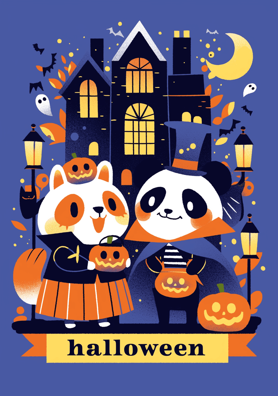 Halloween 006 original repeating artwork