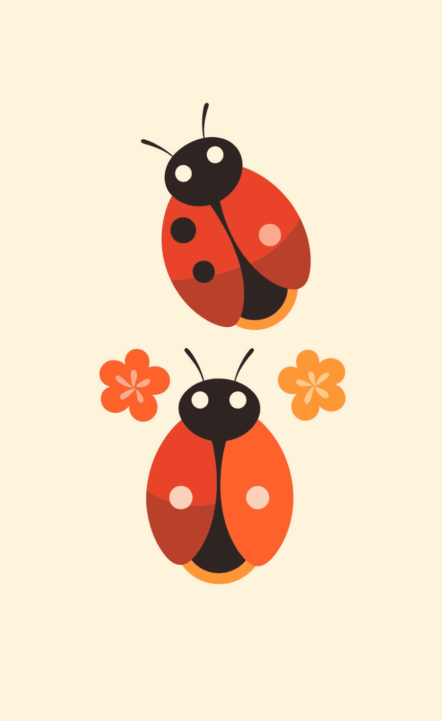 Ladybug Club original repeating artwork