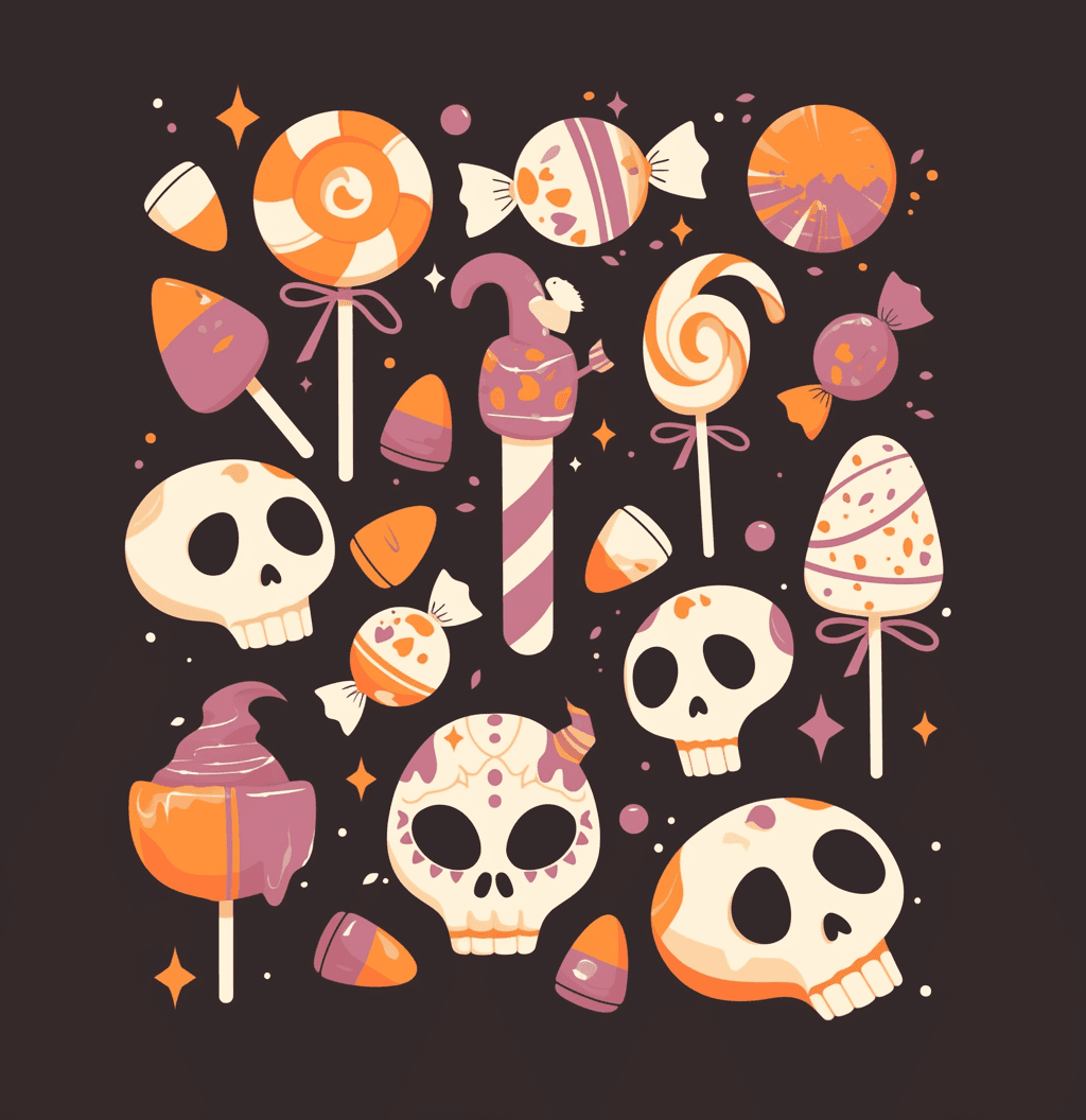 Halloween 004 original repeating artwork