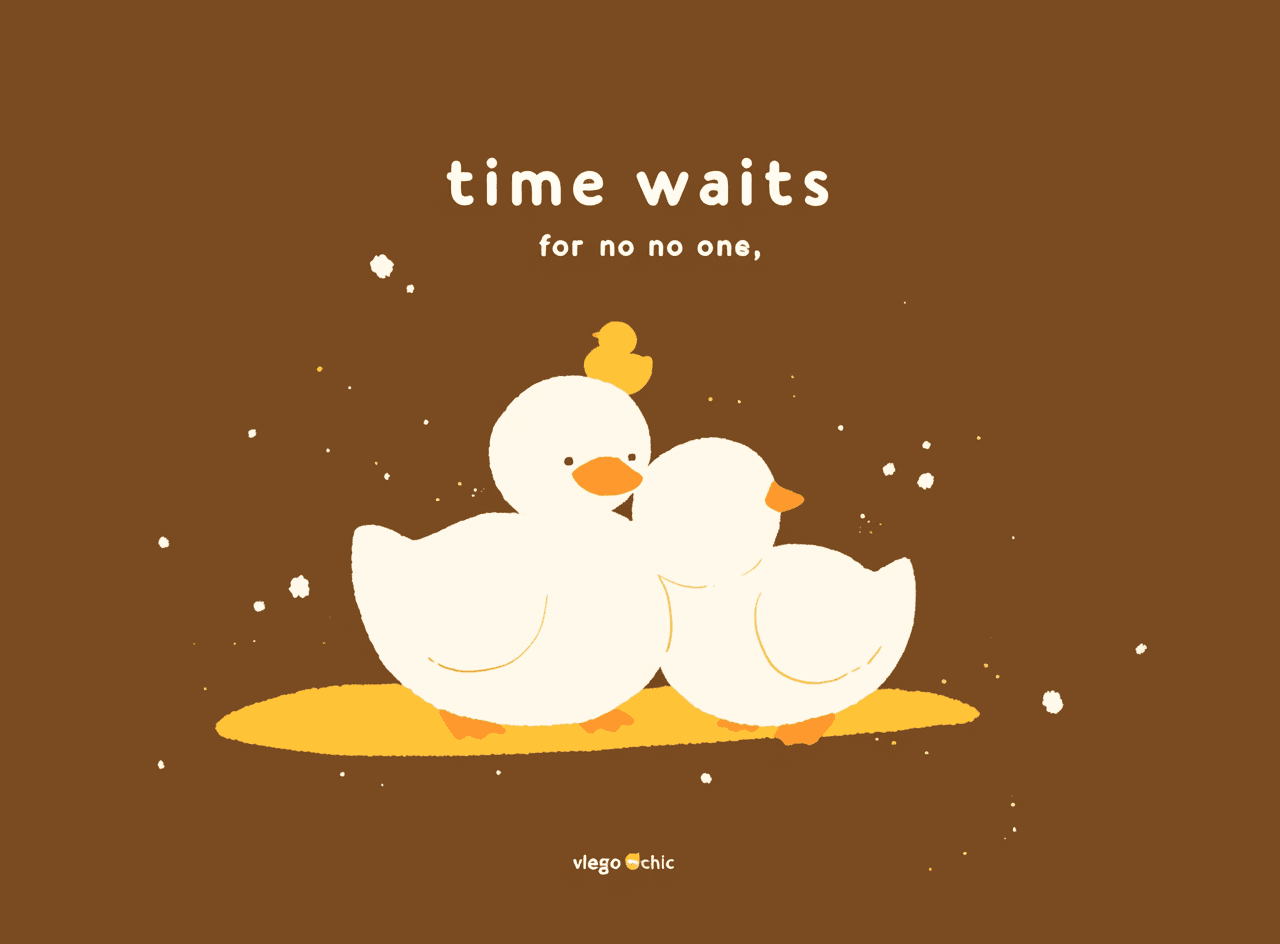 Retro Duck Fair original repeating artwork