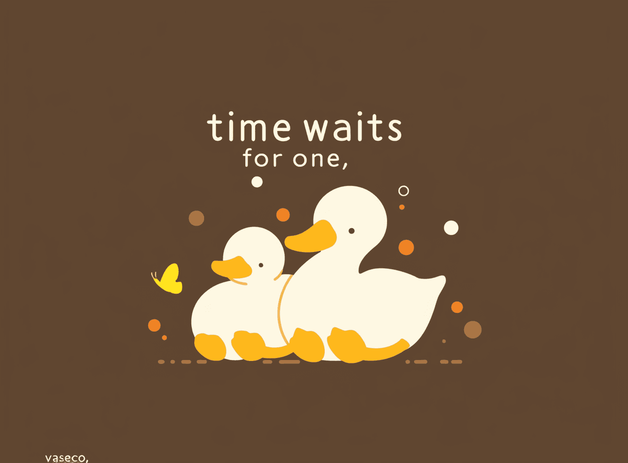 Retro Duck Festival original repeating artwork