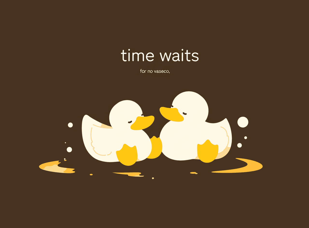 Retro Duck Carnival original repeating artwork