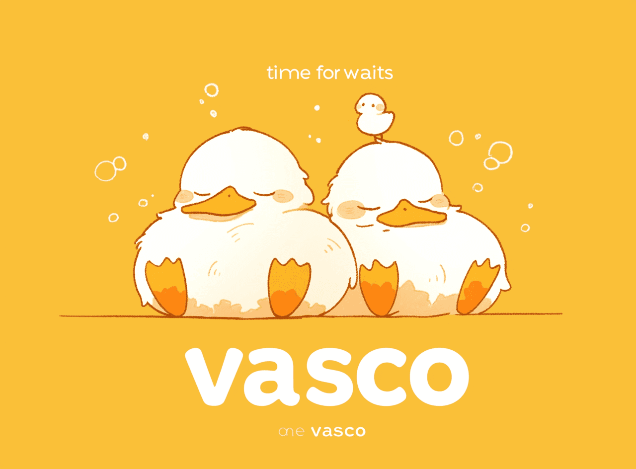 Retro Duck Gang original repeating artwork