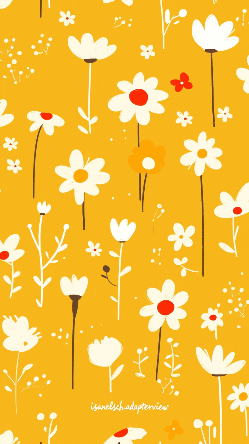 Retro Bloom Press original repeating artwork
