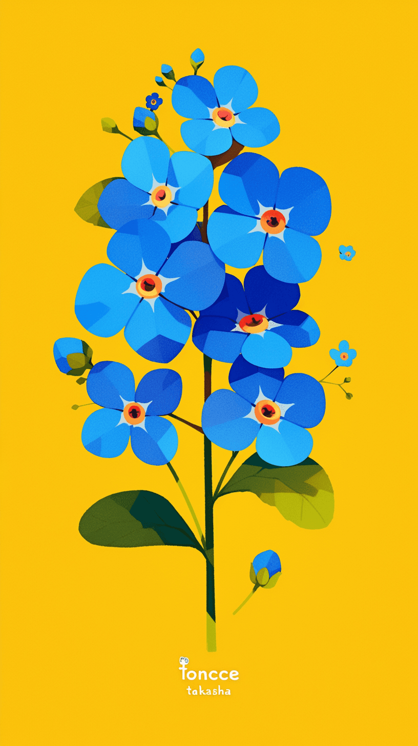 Retro Bloom Series original repeating artwork