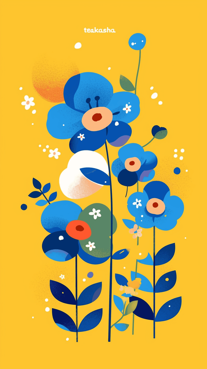 Retro Bloom Edition original repeating artwork