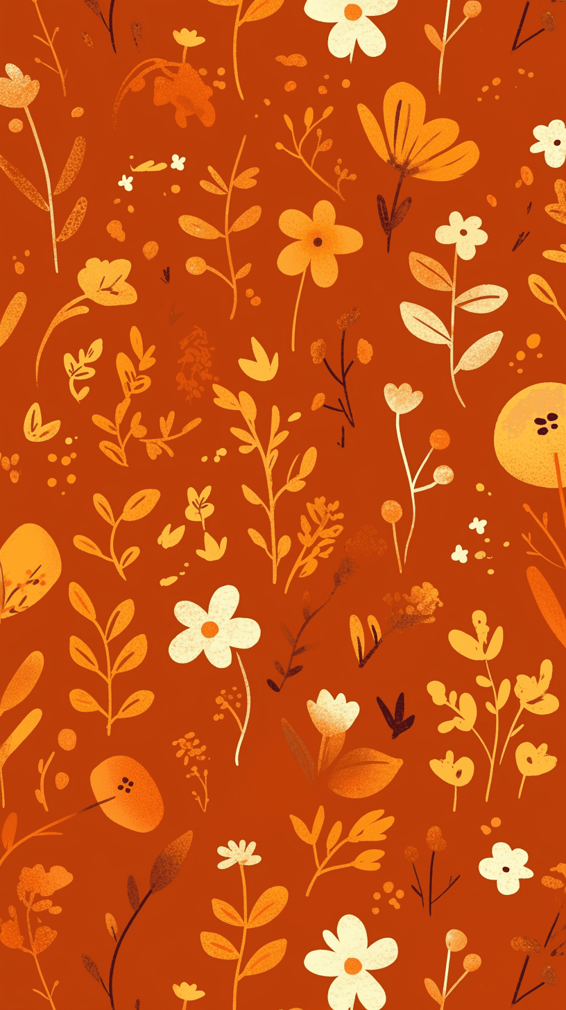 Retro Bloom Uptown original repeating artwork