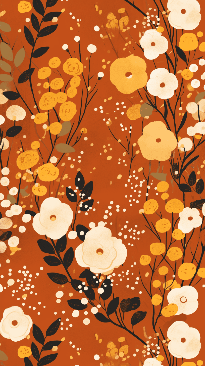 Retro Bloom Subway original repeating artwork