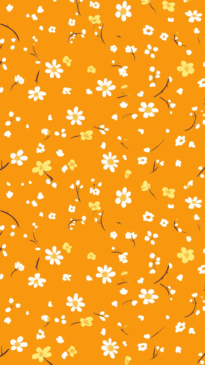 Retro Bloom Run original repeating artwork