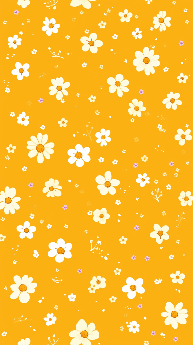 Retro Bloom Chase original repeating artwork