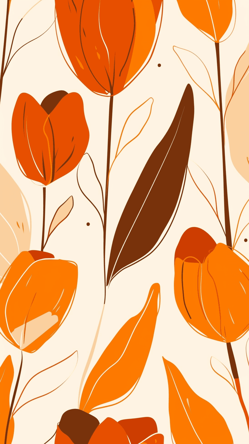 Retro Bloom Twilight original repeating artwork