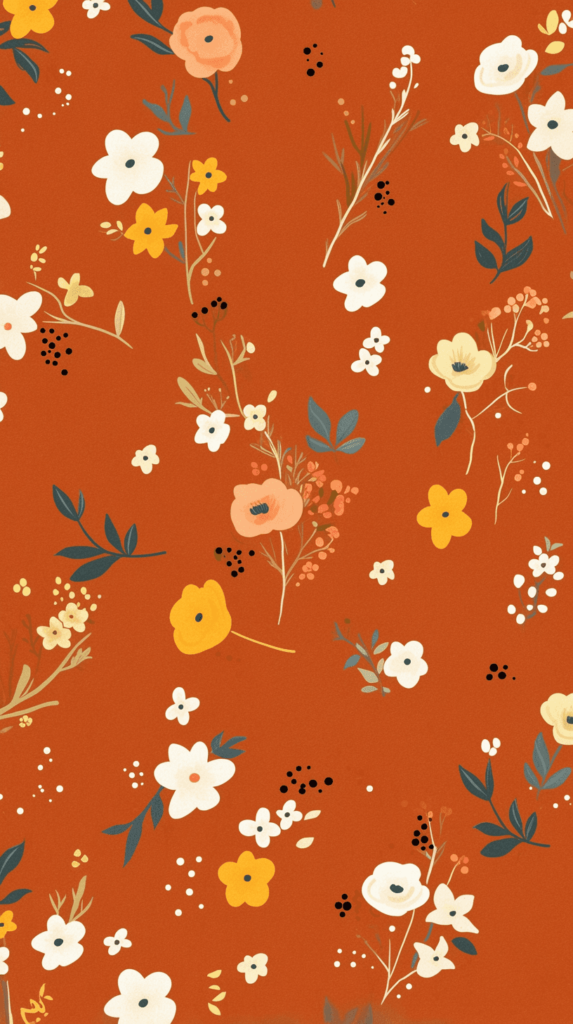 Retro Bloom Tone original repeating artwork