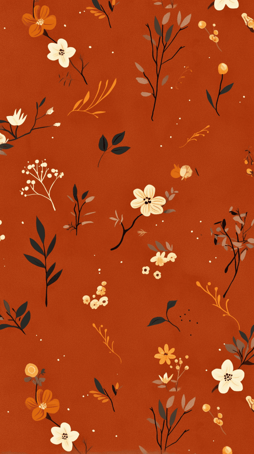 Retro Bloom Shade original repeating artwork