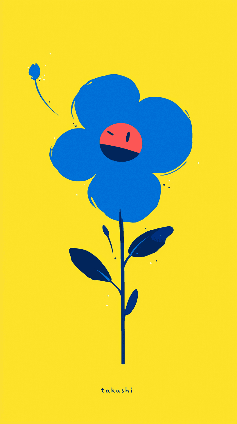 Retro Bloom Spark original repeating artwork